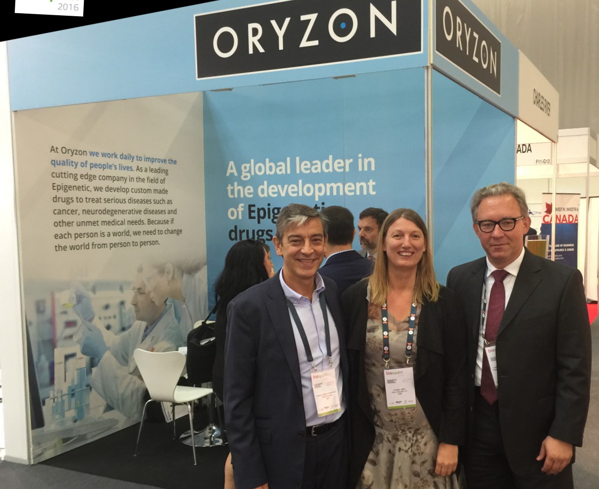 ORYZON AT BIOSPAIN 2016 - Stand